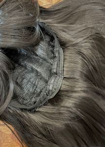 Long Black Wig with Bangs