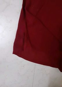 Formal.top Maroon With Side Slit