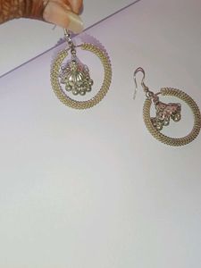 Silver Jhumka Earrings