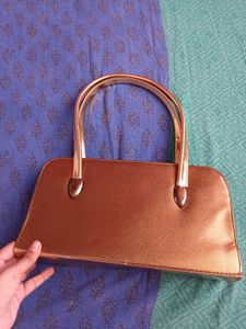 Elegant Gold Handbag