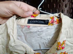 Printed Cream Bell Sleeve Top
