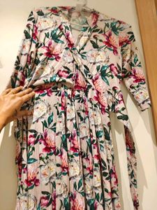 Floral Print Midi Dress