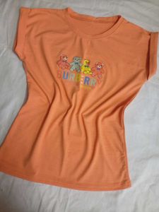 🎀 Pinteresty Peach Bear Imported Tshirt 🎀