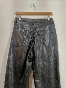 Divided by H&amp;M Black Leather Pant (Women)