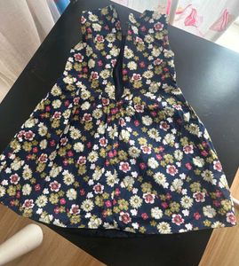 Floral Print Sleeveless Dress