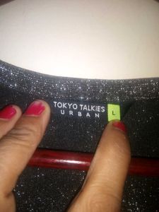 New Tokyo Talkies Shimmery Wrap Dress