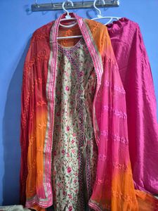 kurta-skirt Dupatta set for women