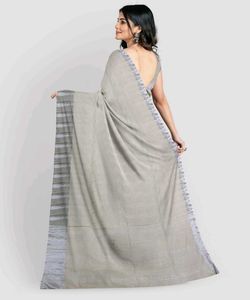 Elegant Grey Saree