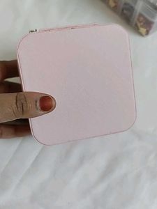 Pink Travel Jewelry Organizer