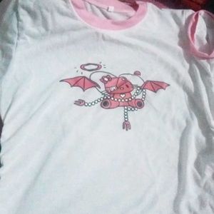 Cute Graphic Print Tee