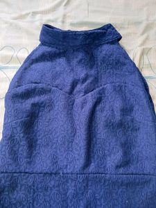 Blue Net Dress