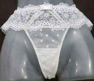 White Lace Thong 🔥