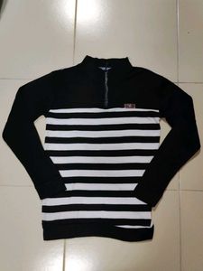 Striped Black &amp; White Sweater