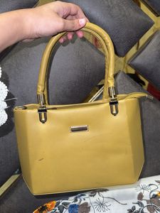 Mustard Washable Handbag