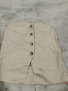 Beige Tube Top For Women