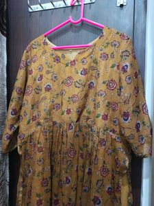 Floral Print Kurta