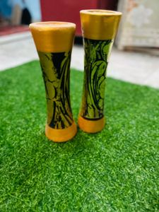 Handcrafted Decorative Bamboo Vases - Set of 2