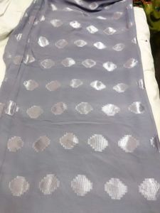 Grey Printed Fabric