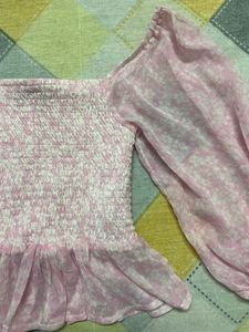 Soft Pink Crop Top