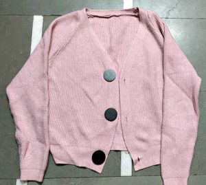 Cute Mauve Cardigan