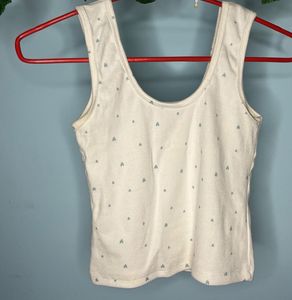 Cute White Tank Top