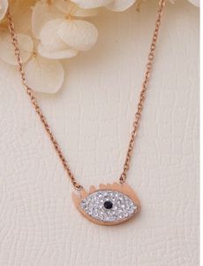 Gold Plated Evil Eye Necklace