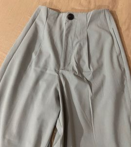 Light Sage Green High Waisted Trouser