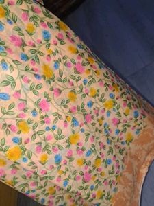 Flora Print New Saree
