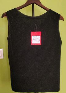 Noni Sleeveless Black Top/ New With Tag