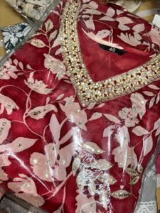 Rust Premium Pure Chinnon Suit
