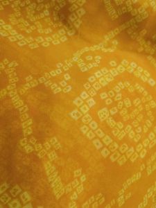 mustard yallow saree