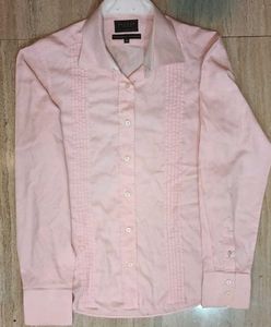 Vintage Pink Pleated Blouse 🌷💓