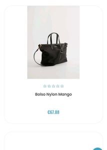 Imported Mango Black Tote Bag