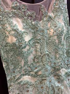Party wear Sea Green Single piece