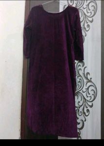 Elegant Purple suit set with dupatta