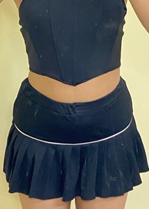 Mini Black Y2K Skirt