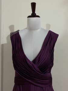 Elegant Purple Gown