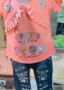 Girl Jeans Top
