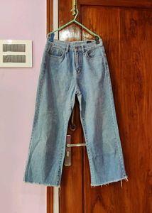 High Waist Straight Leg Jeans