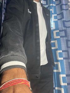 Men's Black Casual Jacket