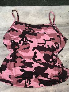 Pink Camo Tank Top