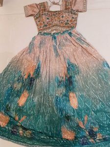 double shade lehenga choli
