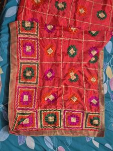 Phulkari Embroidered Dupatta