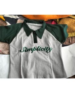 Stylish Cropped Polo Top