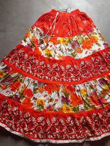 A Multicolor Long Skirt .