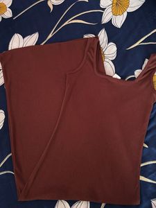 Brown Sleeveless Body mini dreas