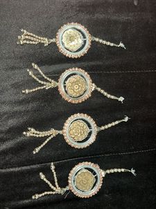 NEW 8 Piece Lehenga, Blouse &amp; Dupatta Latkan