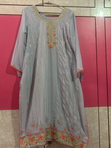 Heavy embroidery Dress