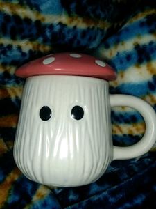 Mushroom Mug with Lid