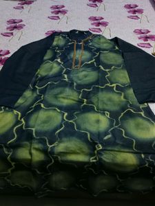 Olive Green Mens Kurta